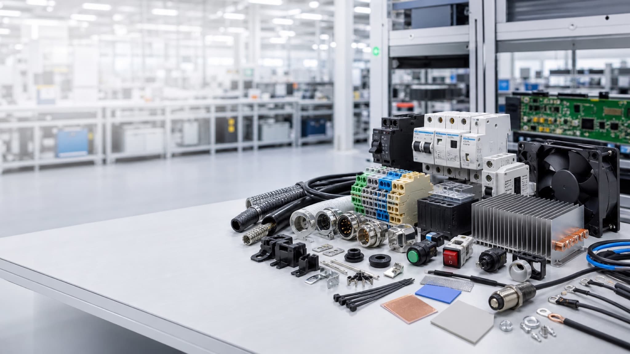 Electrical connectors and thermal hardware