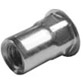 Rivet Nut - Round, Half-Hex Body, Large Flange